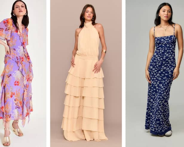 Affordable Wedding guest dress ideas from Monsoon, PrettyLittleThing and Urban Outfitters