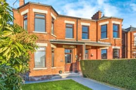 The front of this three-bedroom family home on Oldpark Road, Belfast, with a guide price of £200,000 to £210,000