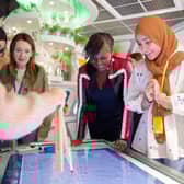 British Scientist Dame Dr Maggie Aderin at the National Space Centre