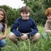 HBO main cast for Harry Potter TV show - (L-R)  Arabella Stanton, Dominic McLaughlin and Alastair Stout