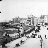 The Esplanade, Bangor, County Down, viewed from Central Hotel, in around 1900