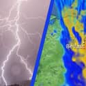 Met Office thunderstorm warning in place for parts of Northern Ireland.