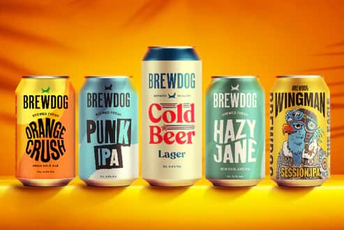 The BrewDog Big Summer Bundle includes 58 cans spanning five styles – from fruity IPAs to crisp, easy-drinking lager.