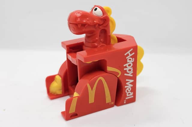 The McDonald's Changeables toys, which transformed from food items to robots or dinosaurs, came with Happy Meals in the late 80s and early 90s
