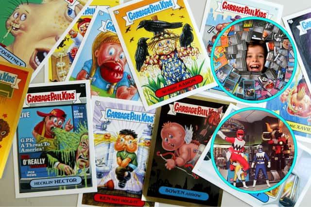 These were among the most popular trading cards and stickers of the 80s and 90s, some of which are hugely collectable today, selling for thousands of pounds