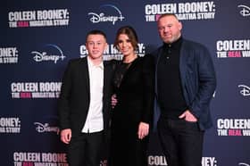 Kai Rooney, Coleen Rooney and Wayne Rooney