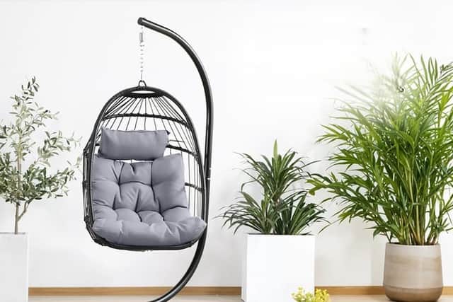 The chair is perfect for indoor or outdoor use