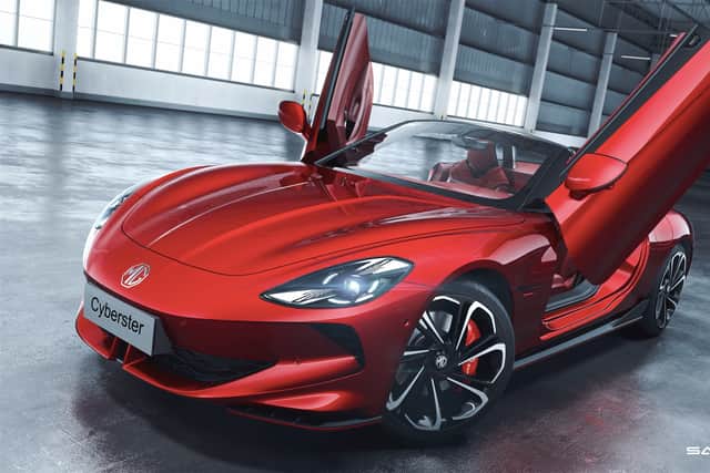 The scissor doors are quite the party piece
