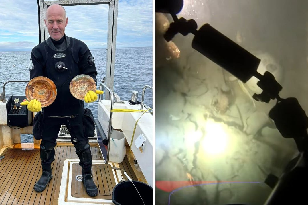 Diver believes he’s solved 150 year mystery after discovering 330ft shipwreck