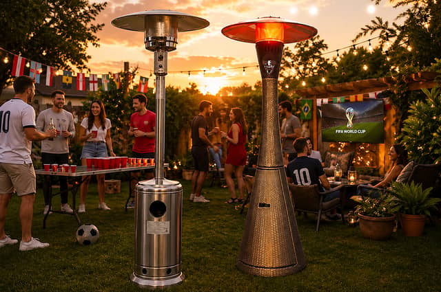 A patio heater is the perfect tool for extending your garden parties