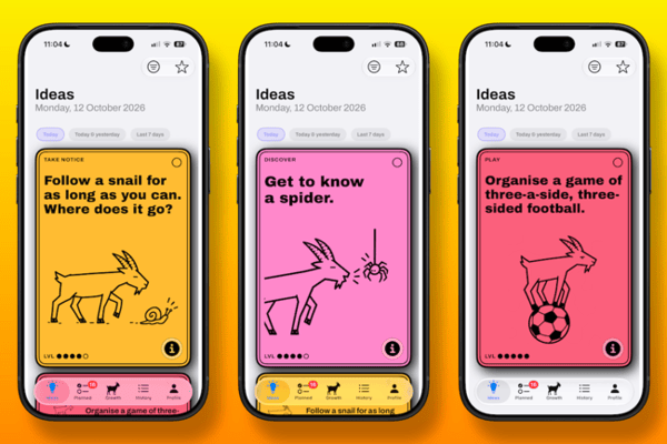 The app is being created by a team of childhood experts and parents
