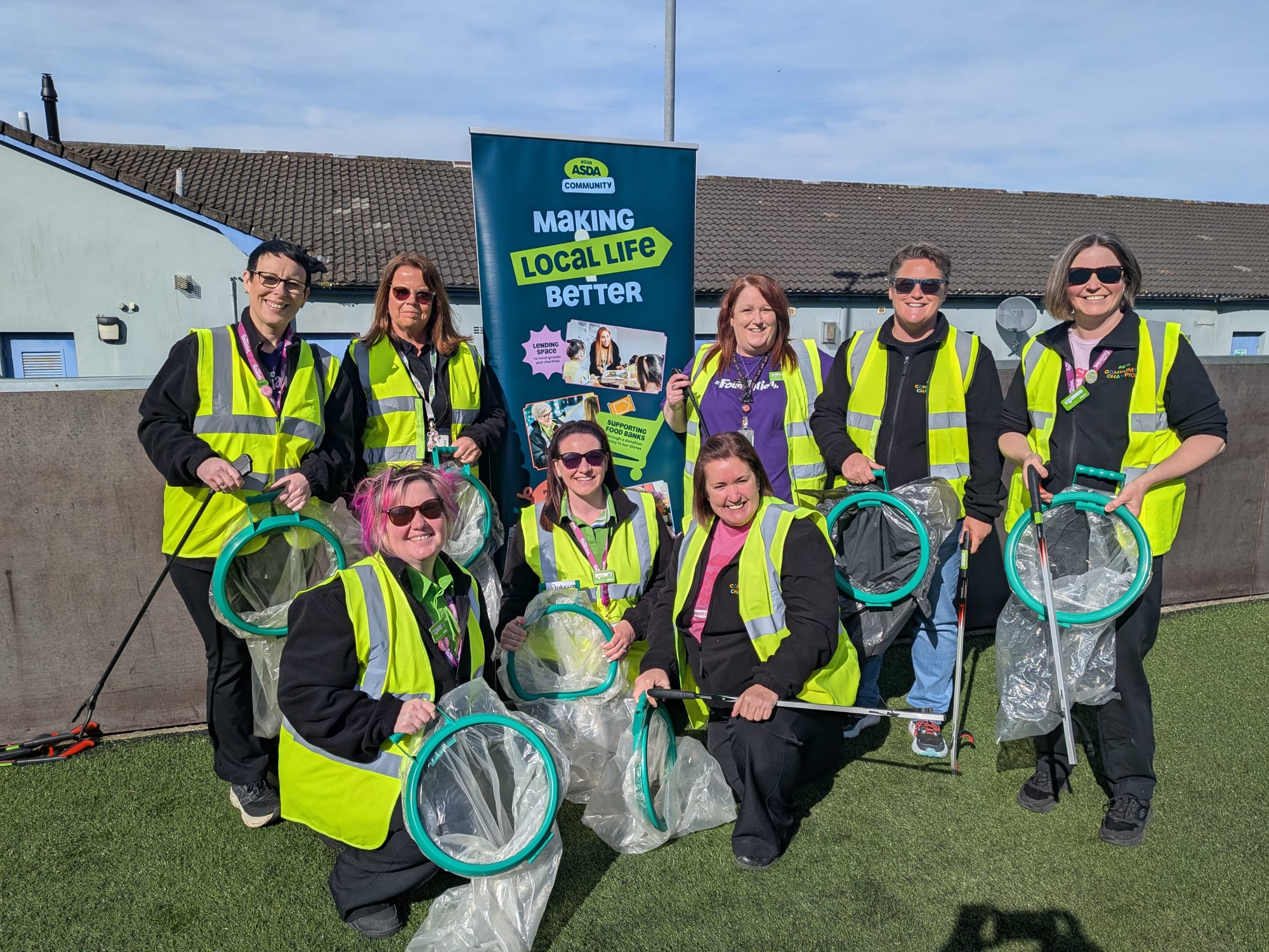 Asda and Four G unite the community to clean up Dundonald