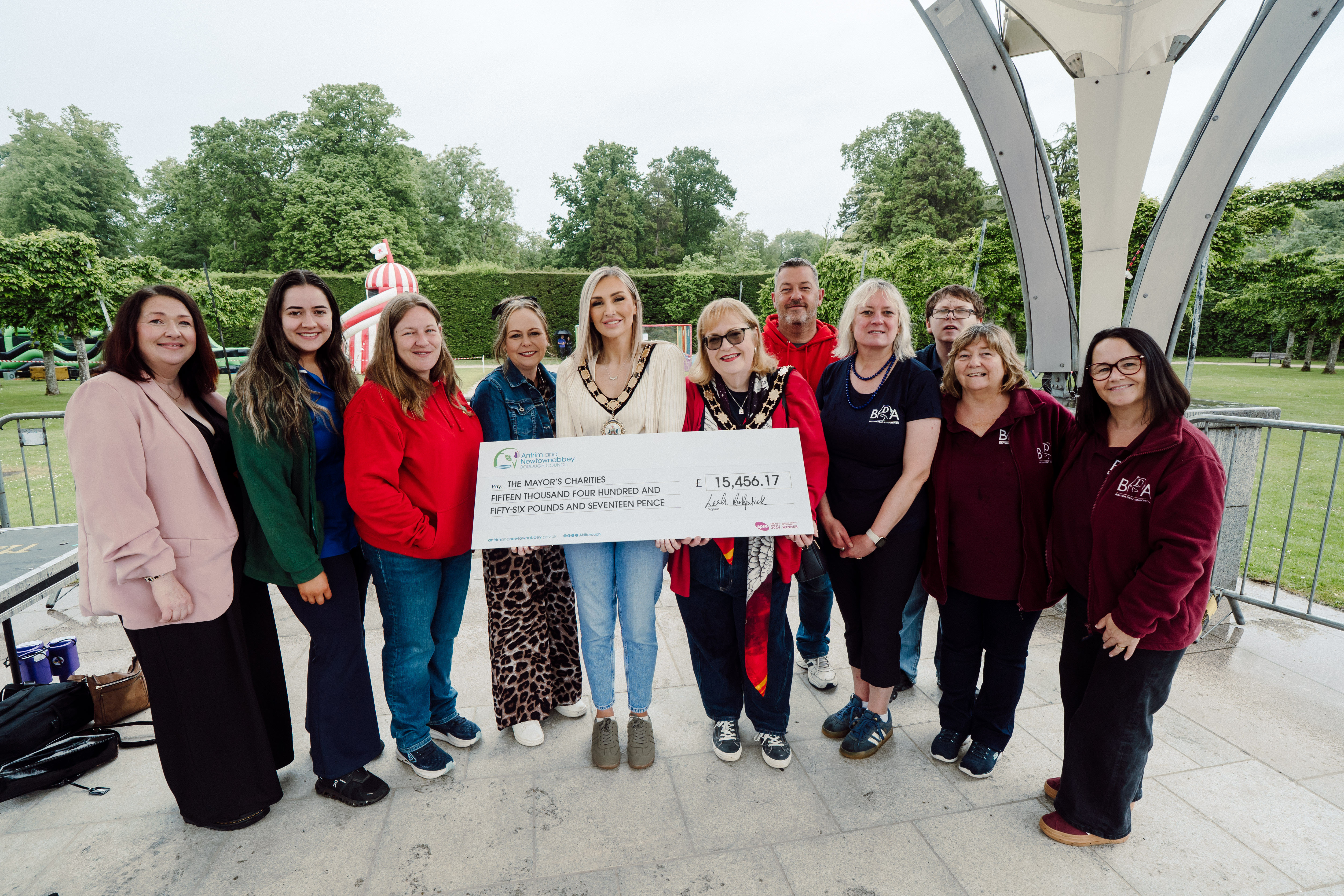Outgoing mayor’s fundraising efforts raise over £15k for charities
