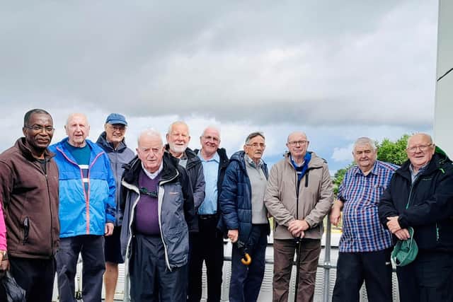 Members of Eglinton Men’s Shed during a recent visit to Carmoney Water Treatment Works in Derry/Londonderry