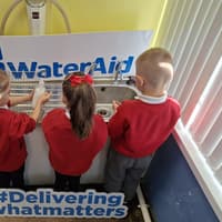 NI Water and Carnmoney Primary School keep the germs at bay