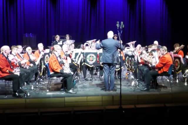 CWA Brass performing on stage
