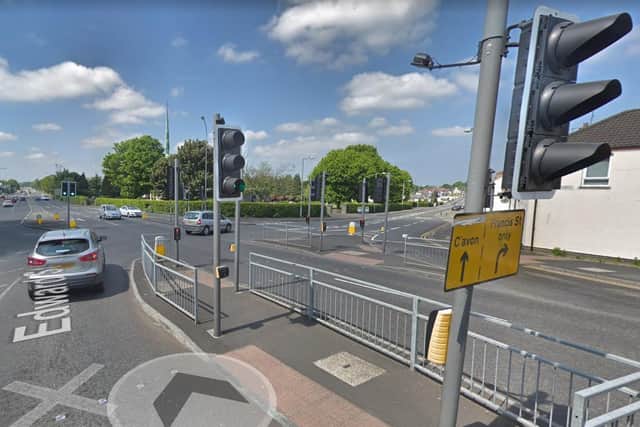 Traffic lights regularly fail at Edward St Francis St junction in Lurgan Photo courtesy of Google