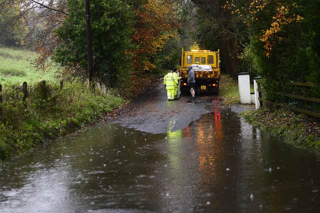 File image: Flooded roads accross Northern Ireland.
 Picture By: Arthur Allison/ Pacemaker.
