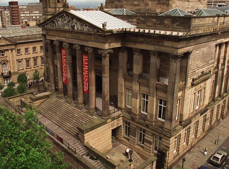 An unusual 1998 view of the Harris Museum and Art Gallery, right in the heart of Preston. One constant in the ever-changing face of Preston