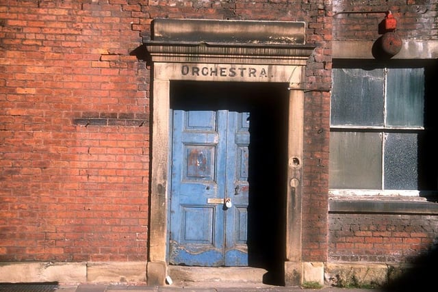 This evocative picture shows the orchestra entrance of the old Public Hall on Fleet Street, Preston. All that was left to remind you of some of the great bands and musicians who played there over the years - until it was demolished in 1990, when this picture was taken. Photograph by Beth Hayes, courtesy of the Preston Historical Society