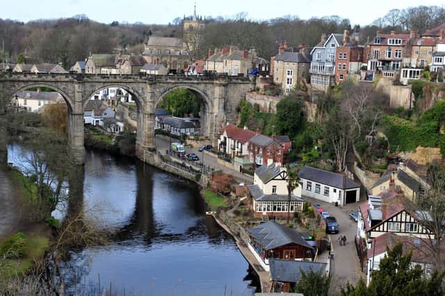 Knaresborough is a quaint Yorkshire town not far from Harrogate.
 Its bigger neighbour may get more attention, but when it comes to the views, Knaresborough definitely wins. Wander up the winding streets to the Castle, where you can look out over the River Nidd and the Knaresborough Viaduct – it’s a view that will take your breath away.