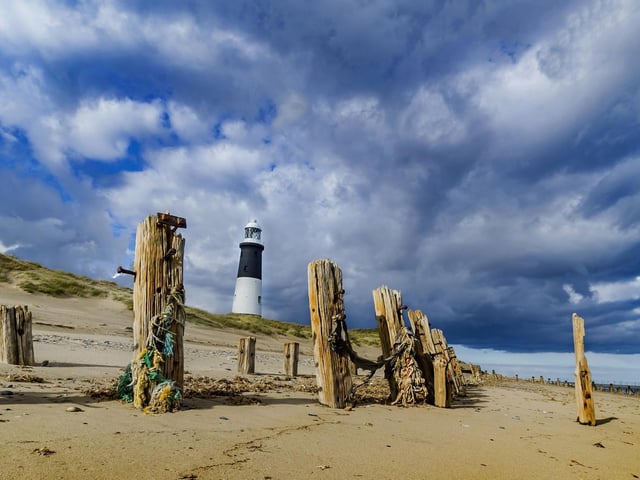 Spurn Point is one of Yorkshire’s best-kept natural secrets – it’s a sand spit at the tip of the eastern coast that doubles up as a nature reserve and becomes an island at high tide. Head over when the tide’s out and you’ll be able to enjoy incredible views across the water, with two lighthouses adding to the splendour of what is already a delightful coastal spot.