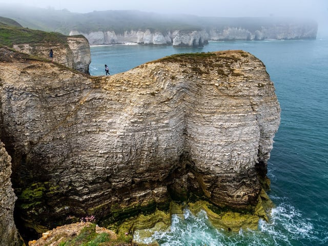 he East Yorkshire coastline has plenty of natural wonders, and Flamborough Head is one of the finest. Nestled between Filey and Bridlington, it looks out into the North Sea, offering up incredible rock formations, including a captivating arch, and beautiful white cliffs that go all the way up to Bempton