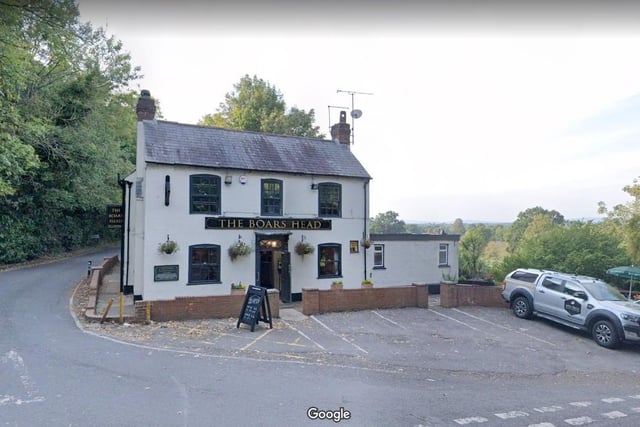 The Boars Head.
Worthing Road, Horsham RH13 0AD.
A 4.5 star rating on Trip Advisor with one reviewer calling it a "gastronomical extravaganza".
Photo from Google Maps street view.