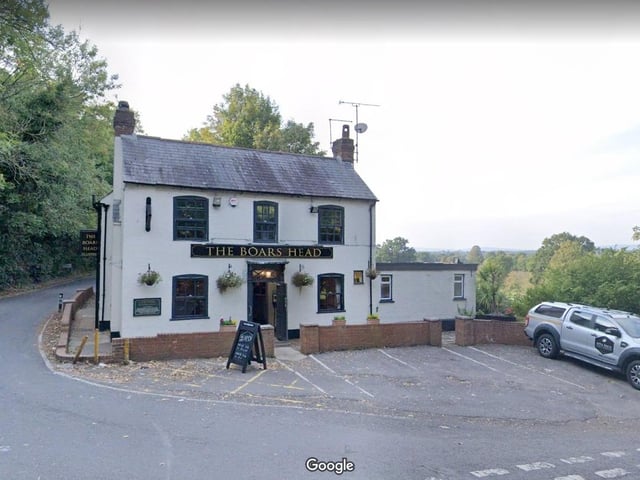 The Boars Head.Worthing Road, Horsham RH13 0AD.A 4.5 star rating on Trip Advisor with one reviewer calling it a "gastronomical extravaganza".Photo from Google Maps street view.