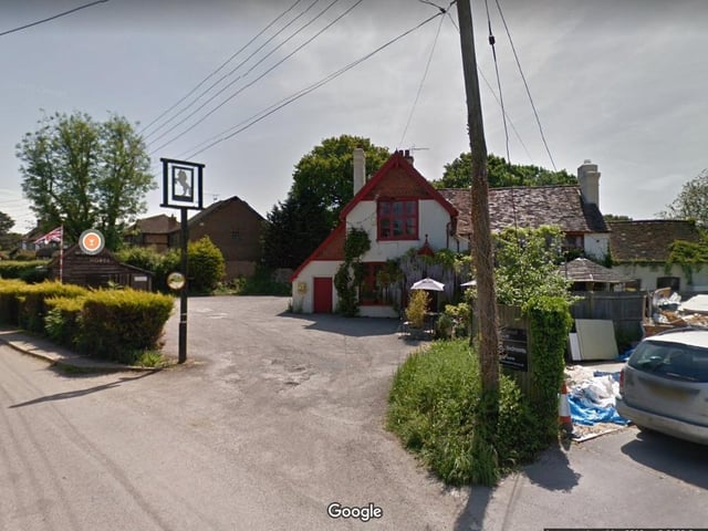 The White Horse.Park Lane, Maplehurst, Horsham RH13 6LL.A 4.5 star rating on Trip Advisor with one reviewer calling it "a classic English rural pub".Photo from Google Maps street view.