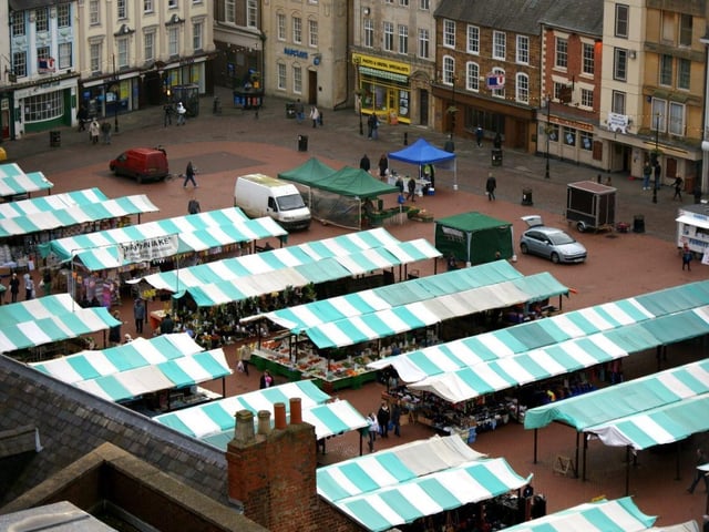 The view from the Grosvenor Centre car park in 2010