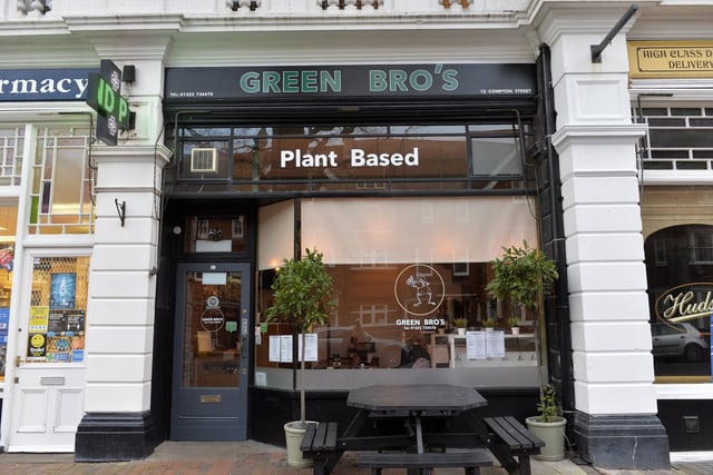 Green Bro's Vegan Restaurant in Compton Street (Photo by Jon Rigby) SUS-220902-111413008