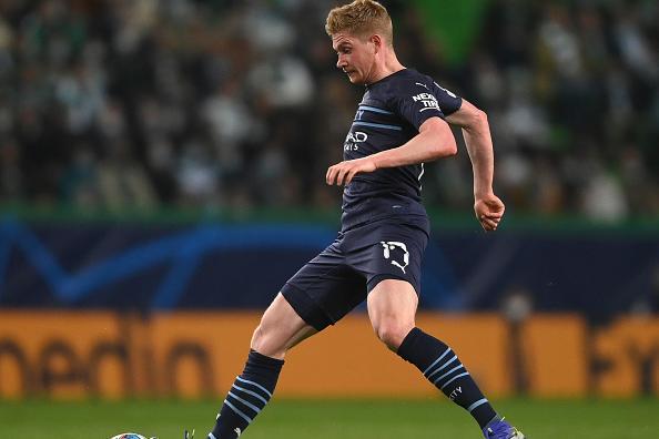 Midfielder Kevin de Bruyne comes with a £81m price-tag and is Man City’s most valuable player.