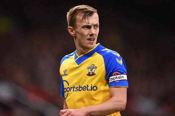 Free-kick king James Ward-Prowse is Southampton’s most valuable player at £28.8m.