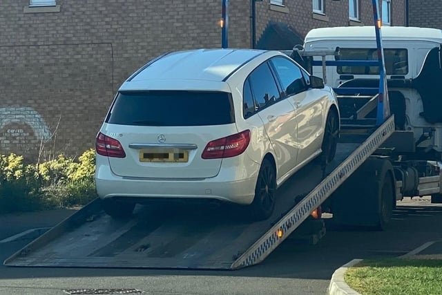 Elsewhere in the region officers stopped this vehicle and said: "Driver of this vehicle was seen talking on his phone, when stopped he didn’t have a licence and checks with DriveInsured established he didn’t have any insurance."