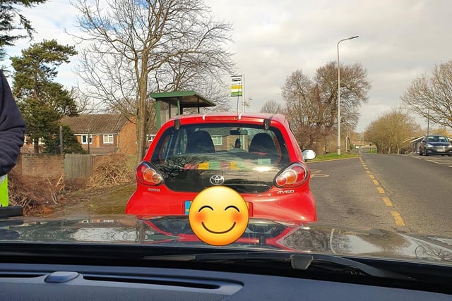 Officers stopped this car on Wednesday and said: "From a cracked windscreen to no seatbelt to not having a valid UK driving licence. Driver reported, vehicle seized. International licenses are only valid for 12 months from start of residency. Driver has been here for 13 years."