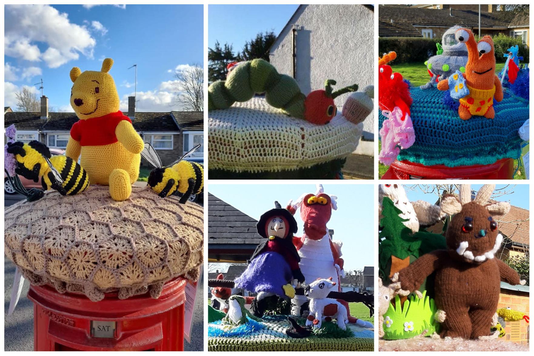 Look out for the book themed postbox toppers