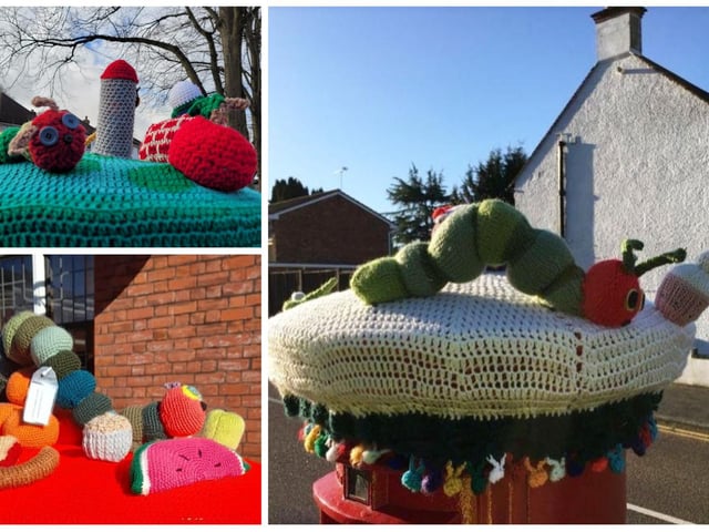The Very Hungry Caterpillar munching his way through Hemel