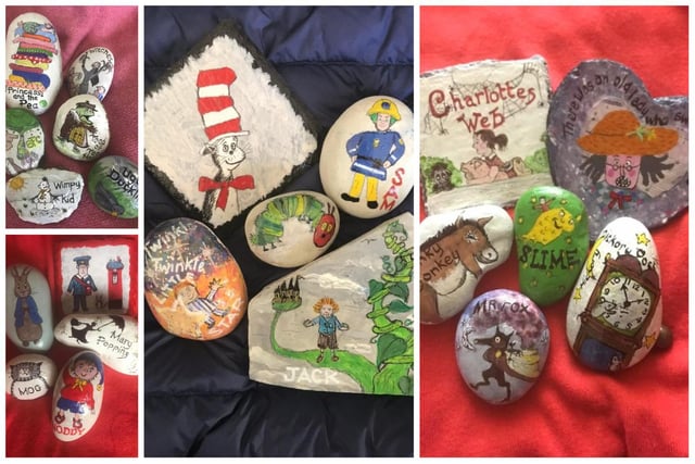 More of the painted pebbles featuring much loved characters