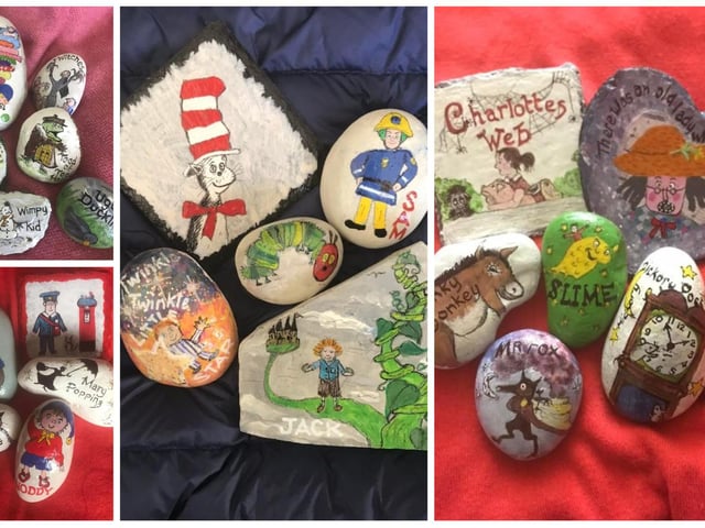 More of the painted pebbles featuring much loved characters
