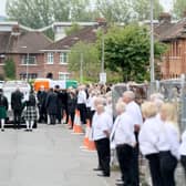 His remains left the family home on Owenvarragh Park and will be taken to the Republican plot at Milltown Cemetery