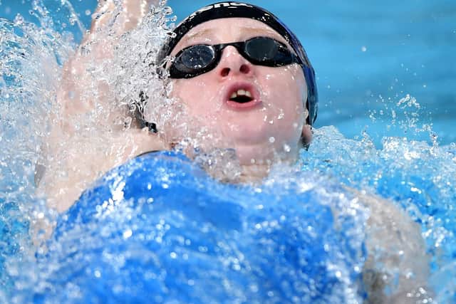 Danielle Hill in the Women's 100m Backstroke  at the 2019 LEN European Short Course Swimming Championships
Mandatory Credit ©INPHO/Andrea Staccioli