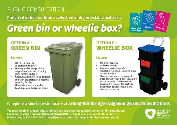 Consultation on preferred option for future
collection of dry recyclables goes live