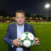 Kenny Bruce is owner of Larne FC