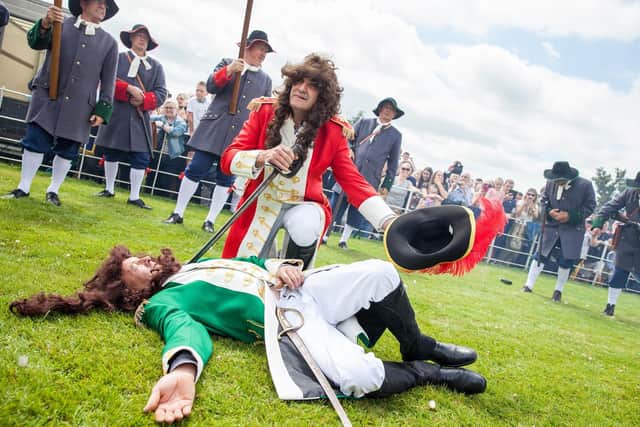 King William defeated King James at last year's Sham Fight
