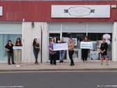 Cheque presentation to Women's Aid ABCLN.