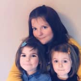 PACEMAKER BELFAST  13/05/2020 Claire Smyth and her two daughters Hannah and Bethany who were involved in a tragic quad bike accident at their home in Ballycastle t.