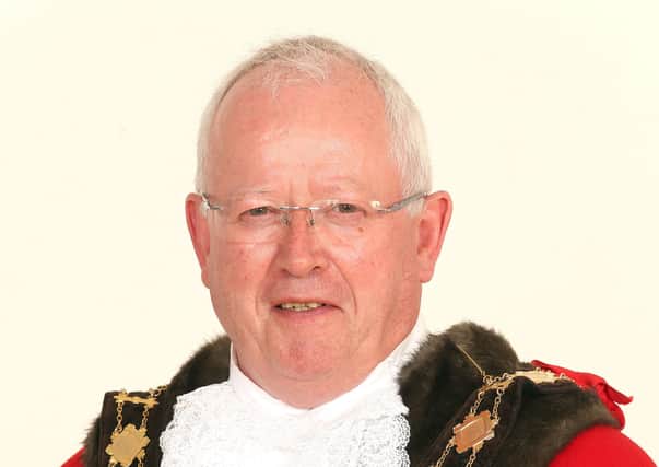 Mayor of Antrim and Newtownabbey, Alderman John Smyth, DUP.