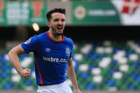 Josh Robinson will leave Linfield for Larne