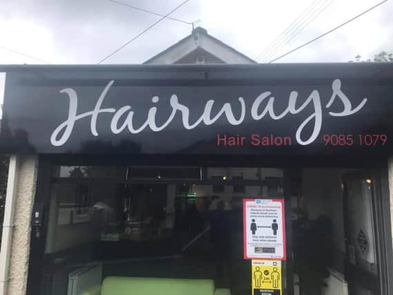The salon on Station Road.
